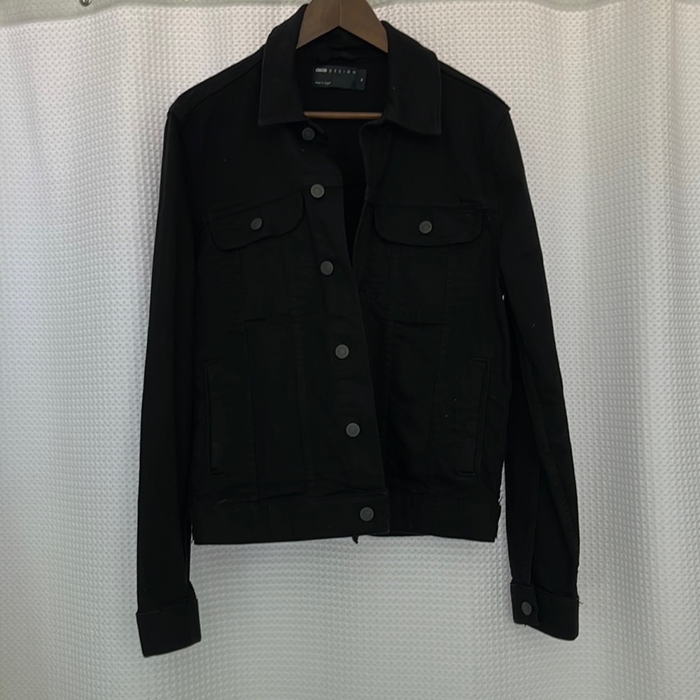 ASOS black jean jacket